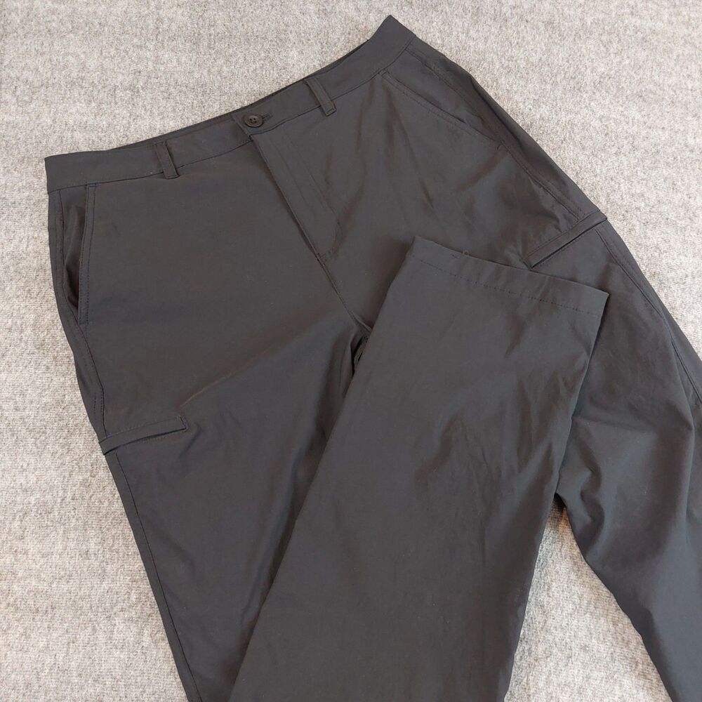 Eddie Bauer First Ascent Guide Pro Pants Women's 12 (Fit 33x31) Black Hiking